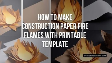 Construction Paper Fire Flames