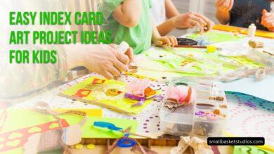 Easy Index Card Art Project Ideas for Kids
